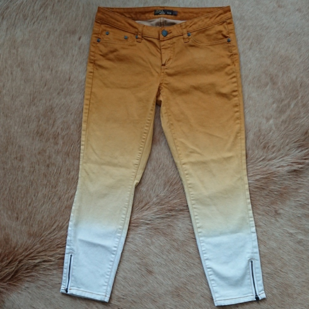 Prana ombre cropped jeans